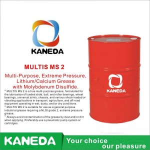 KANEDA MULTIS MS 2 Πολλαπλής χρήσης, ακραίες πιέσεις, γράσο λιθίου / ασβεστίου με διθειούχο μολυβδαίνιο.